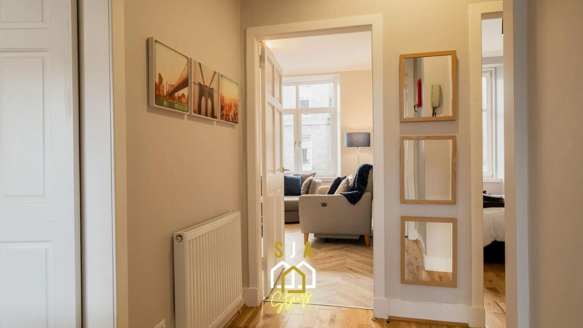 Modern City Stay - Sja Stays - 2 Bed Apartment Aberdeen Velká Británie