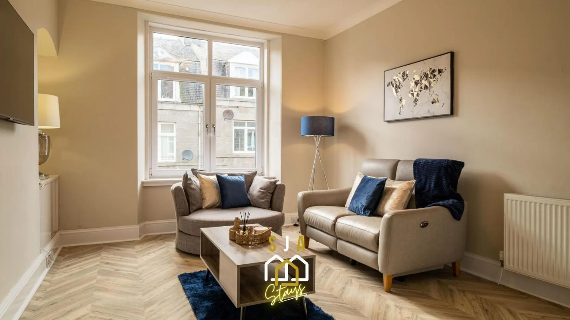 Modern City Stay - Sja Stays - 2 Bed Apartment Aberdeen
